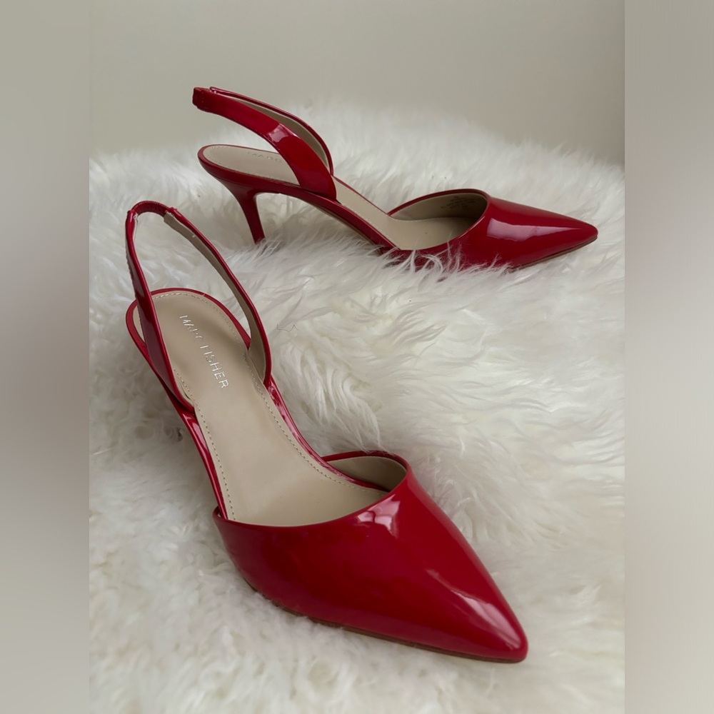 Red Slingback heels - Marc Fisher